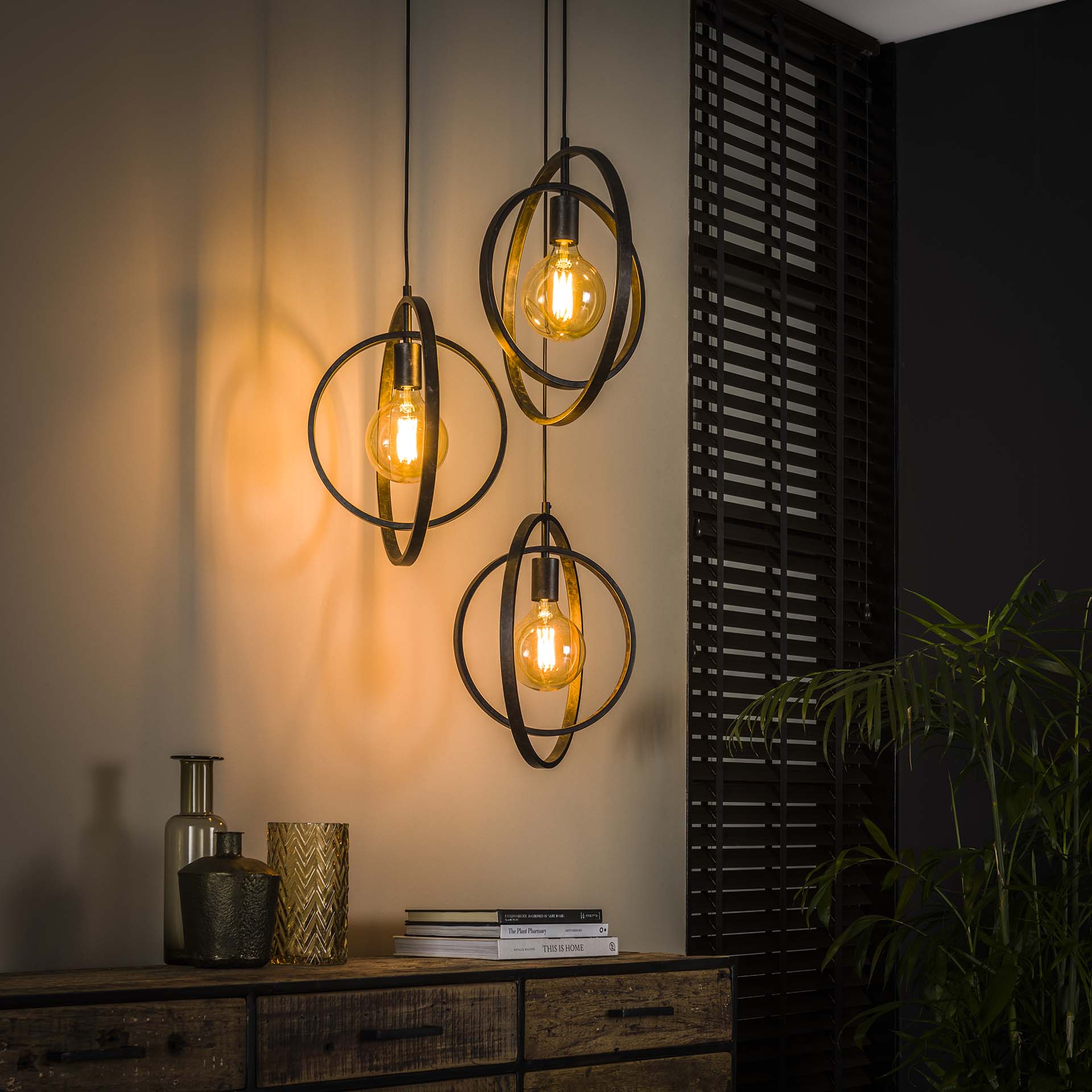 Hanglamp Turn Around - 3 lichtbronnen