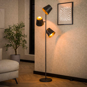 Vloerlamp 3L Charcoal