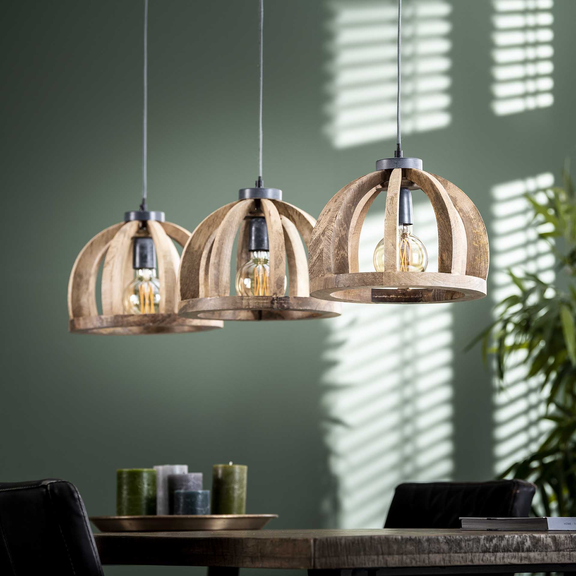 Hanglamp Mangohout 3L
