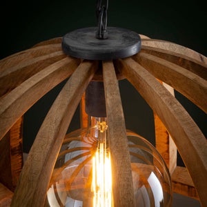 Hanglamp Mangohout - Verstelbaar Tot 150 cm