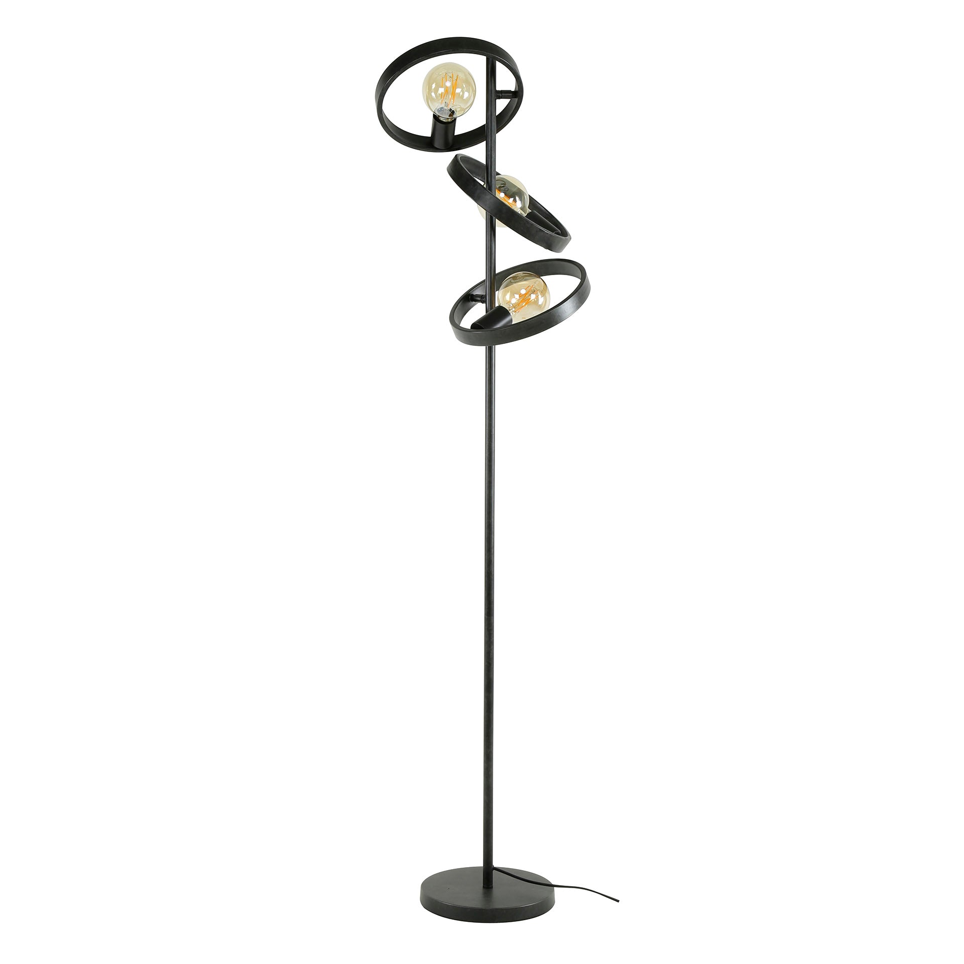 Vloerlamp Hover - 3 Lichts charcoal