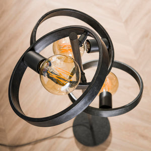 Vloerlamp Hover - 3 Lichts charcoal
