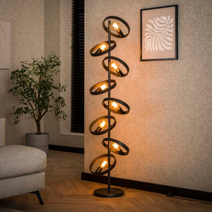 Vloerlamp Hover 8L charcoal
