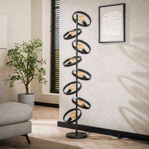 Vloerlamp Hover 8L charcoal