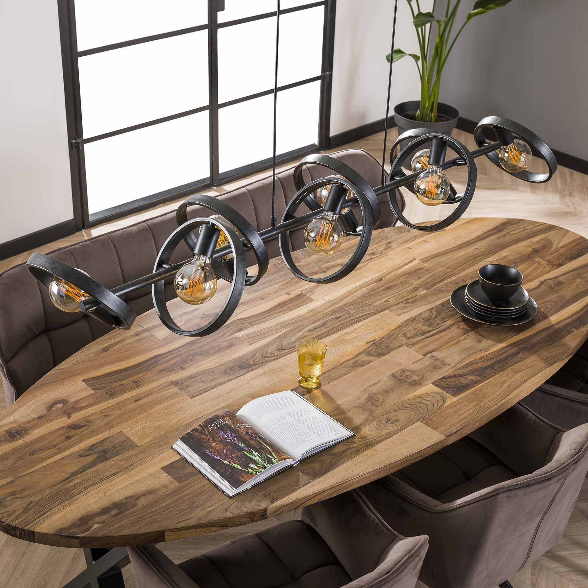 Hanglamp 8L Charcoal