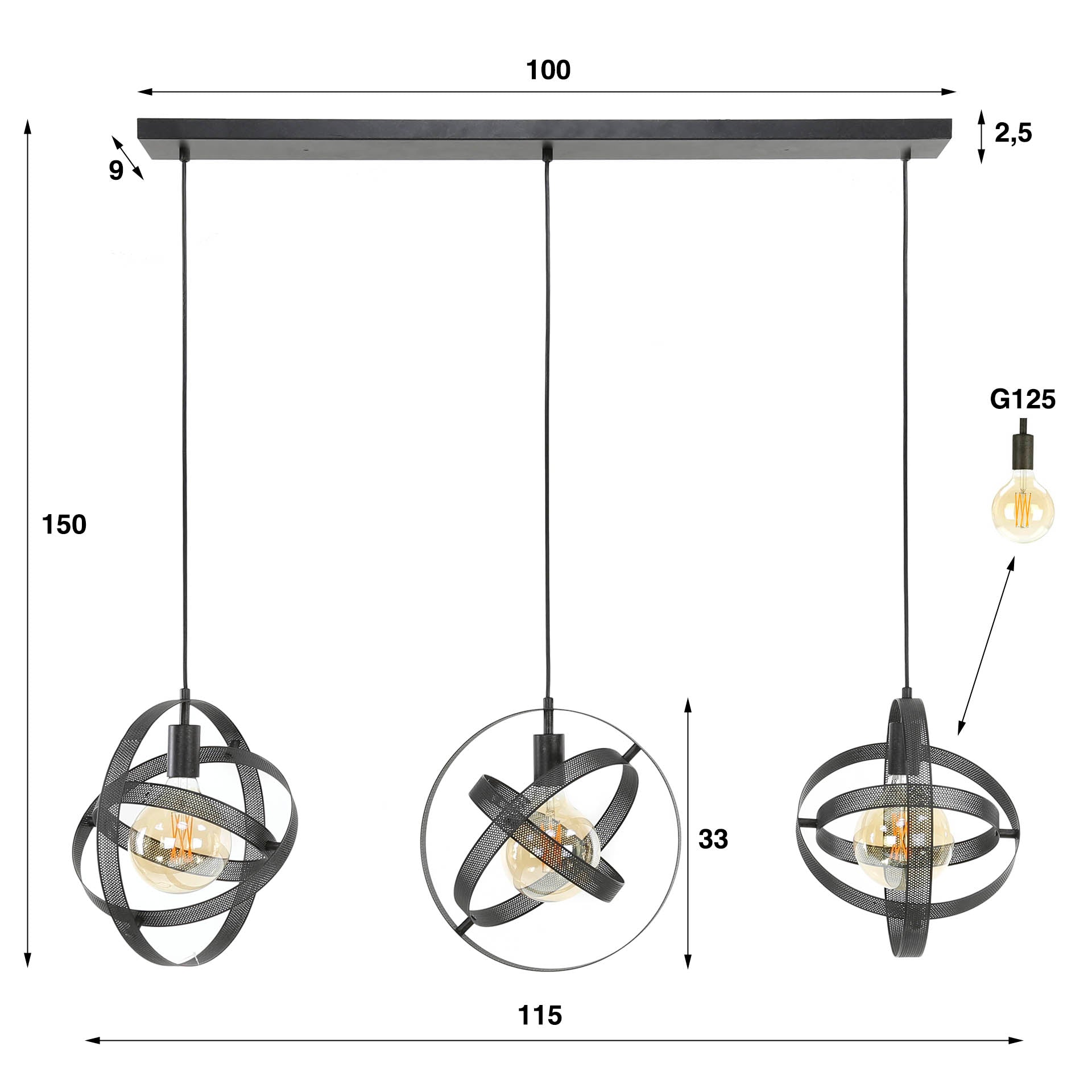 Hanglamp Cosmos Mesh