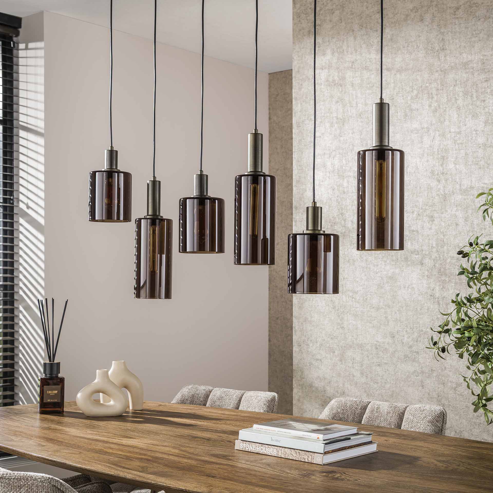 Hanglamp Sepiora - 6 lichtpunten