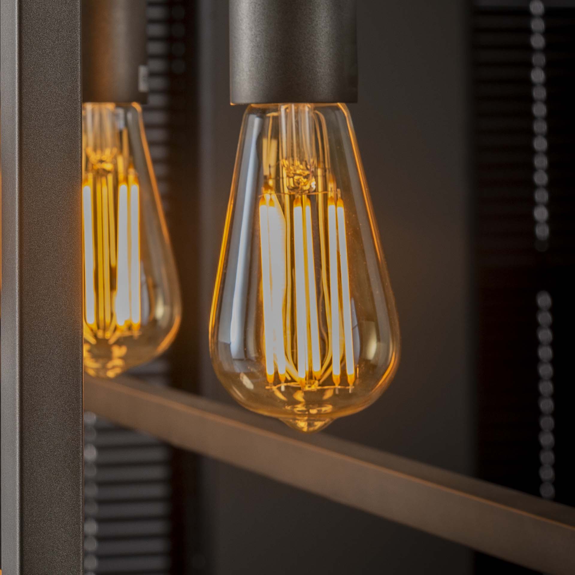LED filament lamp druppelvorm amber - dimbaar