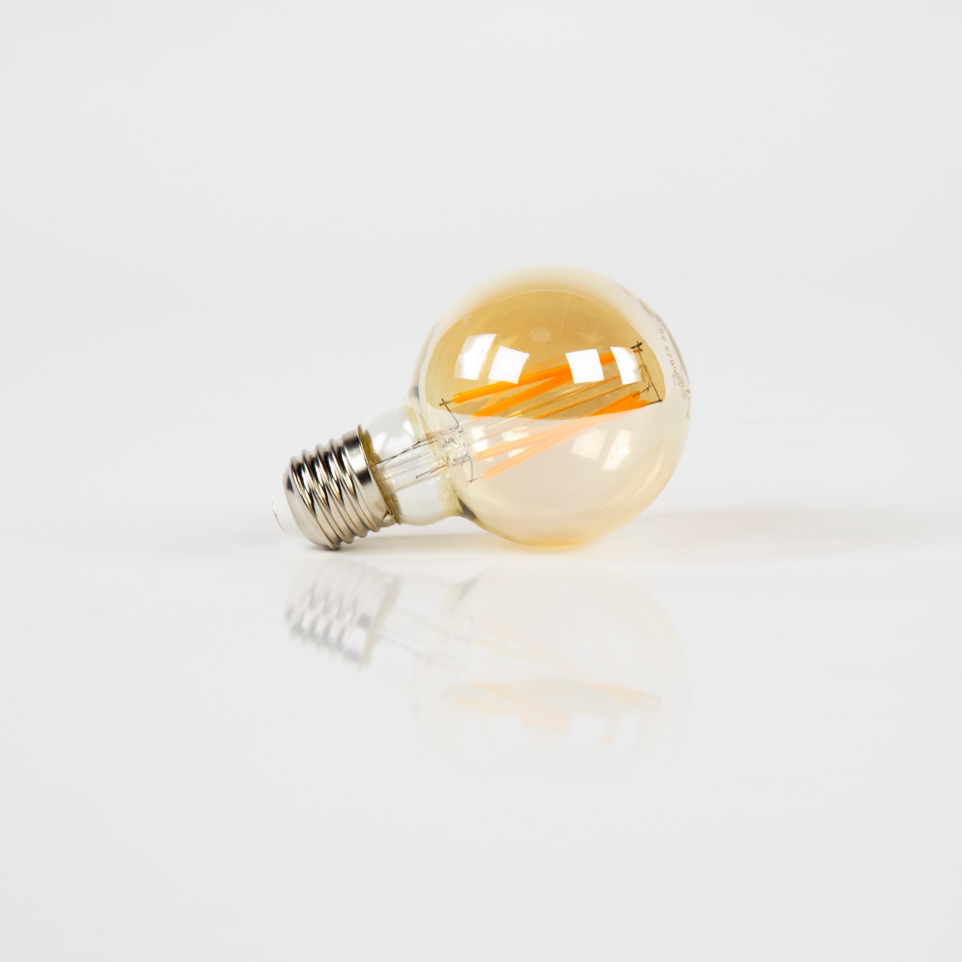 LED Filament Bol Amber 7 cm