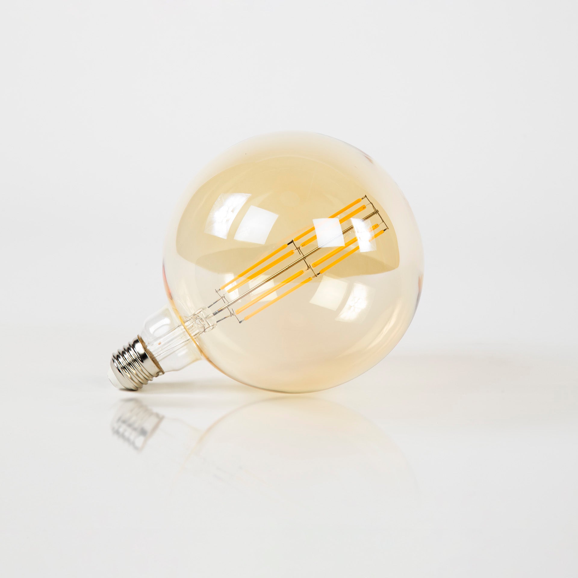 LED Filament Bol Amberglas 15 cm