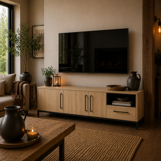 Bridge large TV cabinet