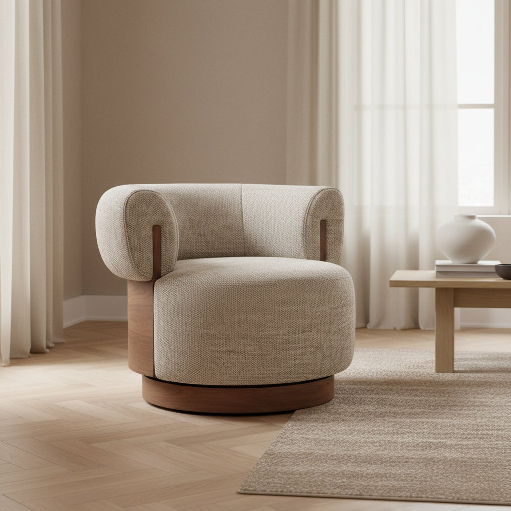 Fauteuil Nila bruin