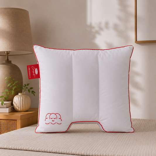 Silvana hoofdkussen comfort rood