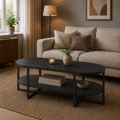 Lynn oval coffee table