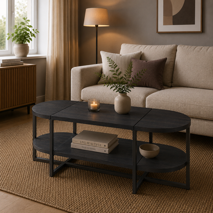Lynn oval coffee table