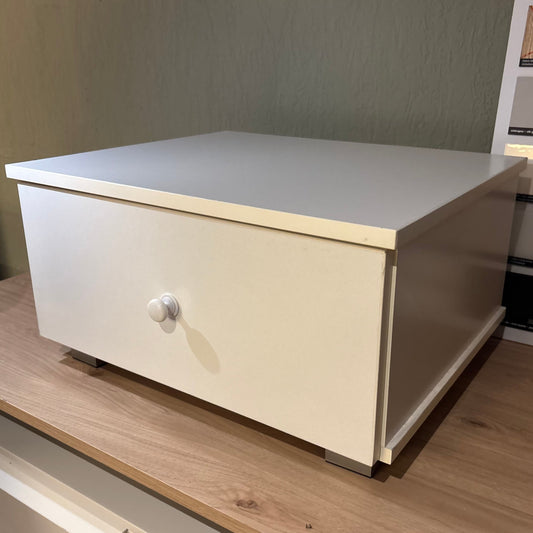 CLEARANCE Bedside Table White